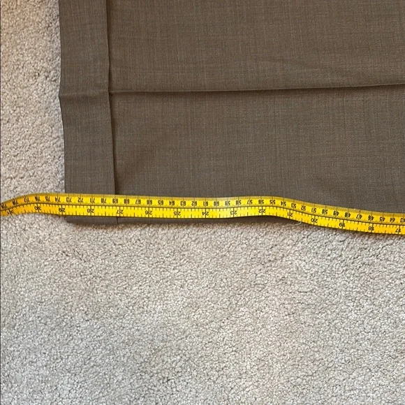 Zanella Brown Dress Pants Pleated Front